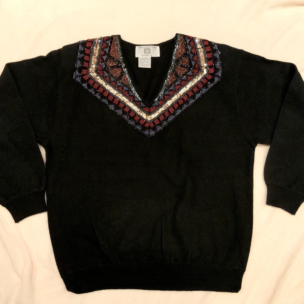 Anne Klein vintage party sweater